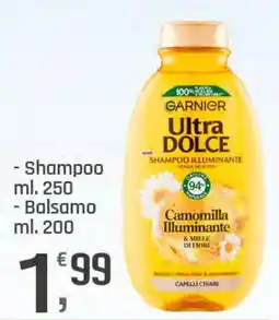 Supermercati Dok Garnier Ultra Dolce Shampoo Illuminante offerta