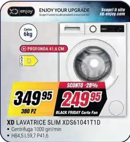 Trony XD LAVATRICE SLIM offerta