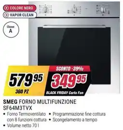 Trony SMEG FORNO MULTIFUNZIONE SF64M3TVX offerta