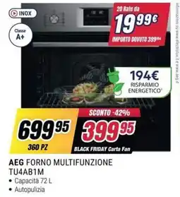 Trony AEG FORNO MULTIFUNZIONE offerta