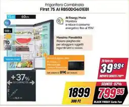 Trony Frigorifero Combinato First 75 AI RB50DG601EB1 offerta