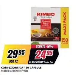 Trony Kimbo Miscela Macinato Fresco offerta