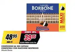 Trony Caffè Borbone offerta