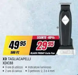 Trony XD TAGLIACAPELLI XDIC88 offerta