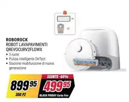 Trony ROBOROCK ROBOT LAVAPAVIMENTI QREVOCURV2FLOWX offerta