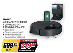 Trony IROBOT ASPIRAPOLVERE ROBOT + LAVAPAVIMENTI ROOMBA405COMBOPL offerta
