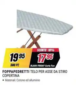 Trony FOPPAPEDRETTI TELLO PER ASSE DA STIRO COPERTINA offerta