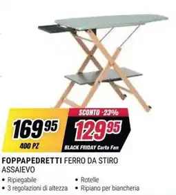 Trony FOPPAPEDRETTI FERRO DA STIRO ASSAIEVO offerta