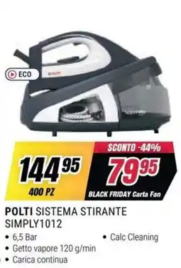 Trony POLTI SISTEMA STIRANTE SIMPLY1012 offerta