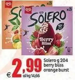 Elite Solero berry bliss offerta