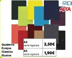 Orizzonte Quaderno Ecoqua Classico Illusion offerta