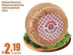 Elite Sirbone Pecorino Moliterno Auricchio riserva speciale offerta
