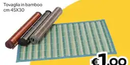 MAX Supermercati Tovaglia in bamboo offerta