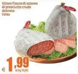 Elite Villani Fiocco di salame di prosciutto crudo delicato offerta