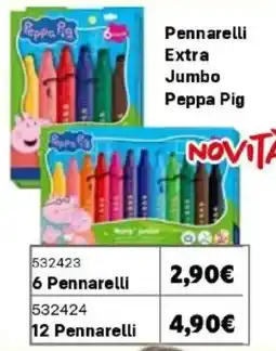 Orizzonte Pennarelli Extra Jumbo Peppa Pig offerta