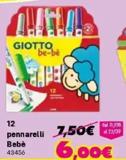 Orizzonte GIOTTO be-bè pennarelli offerta