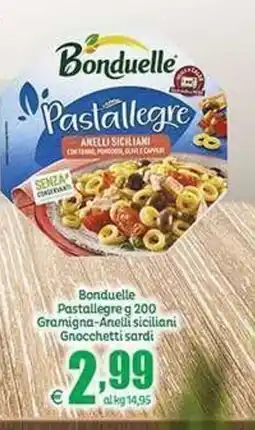 Elite Bonduelle Pastallegre Anelli siciliani offerta