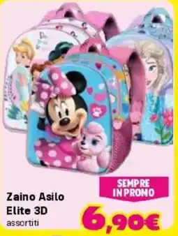 Orizzonte Zaino Asilo Elite 3D offerta
