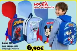 Orizzonte Zaino 3D con cappuccio offerta