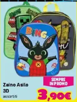 Orizzonte Zaino Asilo 3D offerta