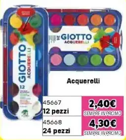 Orizzonte Giotto Acquerelli offerta