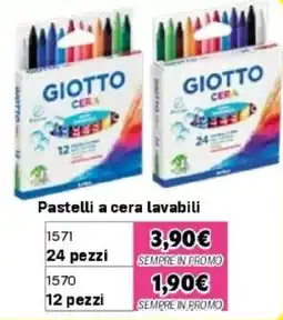 Orizzonte Pastelli a cera lavabili Giotto offerta