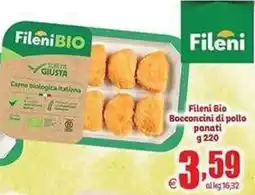 Elite Fileni Bio Bocconcini di pollo panati offerta