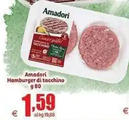 Elite Amadori Hamburger di tacchino offerta