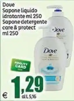 Elite Dove Sapone liquido idratante offerta