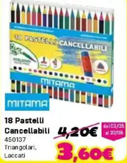 Orizzonte 18 Pastelli Cancellabili offerta