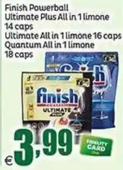 Elite Finish Powerball Ultimate Plus All in 1 limone offerta