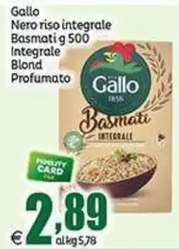 Elite Gallo Nero riso integrale Basmati offerta