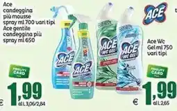 Elite Ace candeggina più mousse spray offerta