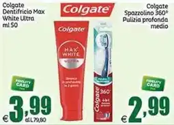 Elite Colgate Dentifricio Max White Ultra offerta