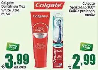 Elite Colgate Dentifricio Max White Ultra offerta