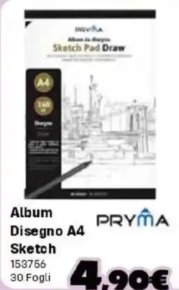Orizzonte Album Disegno A4 Sketch PRYMA offerta