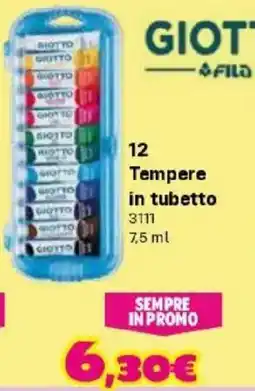 Orizzonte 12 Tempere in tubetto offerta