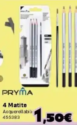 Orizzonte PRYMA 4 Matite Acquerellabili offerta