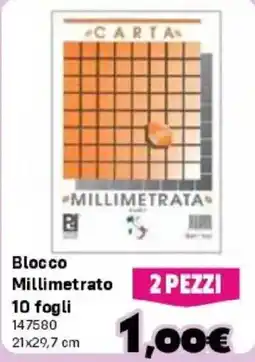 Orizzonte Carta Millimetrata offerta