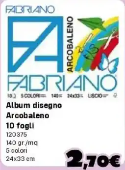 Orizzonte Album disegno Arcobaleno offerta