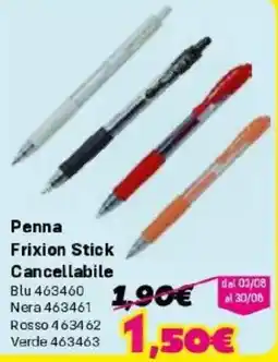 Orizzonte Penna Frixion Stick Cancellabile offerta