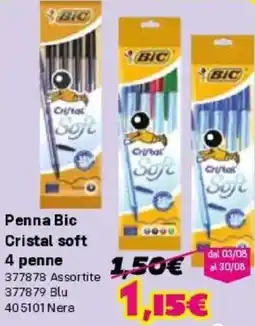 Orizzonte Penna Bic Cristal soft offerta