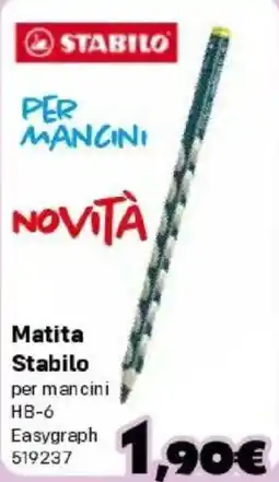 Orizzonte Matita Stabilo per mancini HB-6 Easygraph offerta