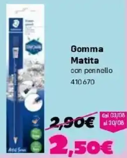 Orizzonte Gomma Matita con pennello offerta