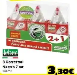 Orizzonte Correttori Nastro Lebez offerta