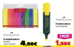 Orizzonte Evidenziatore Faber-Castell colori assortiti offerta