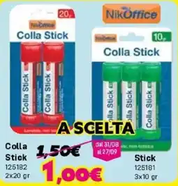 Orizzonte Colla Stick NikOffice offerta