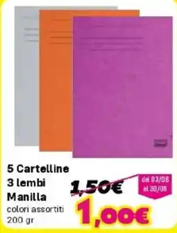 Orizzonte Cartelline Manilla offerta