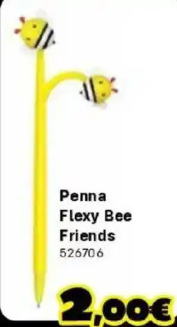 Orizzonte Penna Flexy Bee Friends offerta