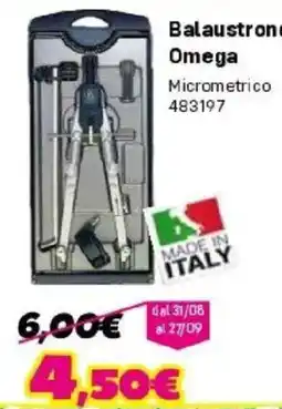 Orizzonte Balaustro Omega Micrometrico offerta